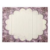 8,5 x 11 inch , Floral led papier, Letter-formaat Notitieblok (Voorkant)