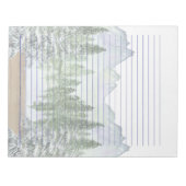 8,5 x 11-inch laptop voor Letter-schrijven Notitieblok (Voorkant)