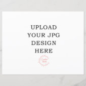 8,5 x 11 kaartvoorraad (Achterkant)