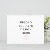 8,5 x 11 kaartvoorraad (Staand voorkant)