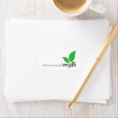 8,5 x 11 labelvellen, veganistisch etiket (Insitu)
