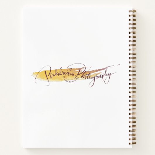 8,5 x 11 Notitieboek (Achterkant)