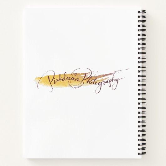 8,5 x 11 Notitieboek (Achterkant)