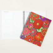 8,5" x 11" Planner met Rode Bloemen (Display)