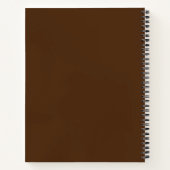 8.5 x 11 Spiraal Notebook Psalm 121:2 KJV Notitieboek (Achterkant)