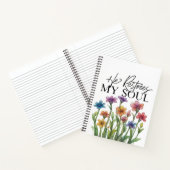 8.5 x 11 spiraal Notitieboek - Hij herstelt mijn z (Binnen)