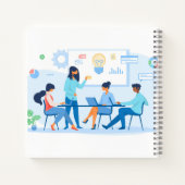 8,5" x 8,5" spiraal notebook notitieboek (Achterkant)