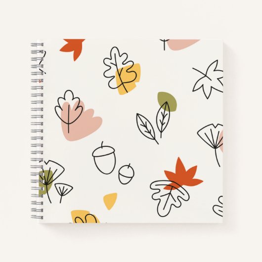 8,5" x 8,5" spiraal notebook notitieboek (Voorkant)