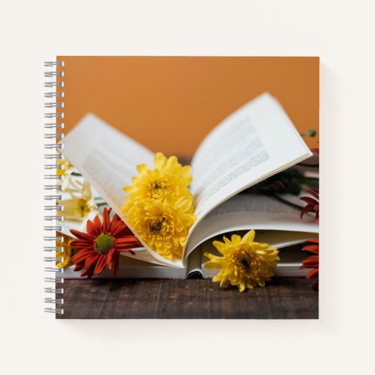 8,5" x 8,5" spiraal notebook notitieboek (Voorkant)
