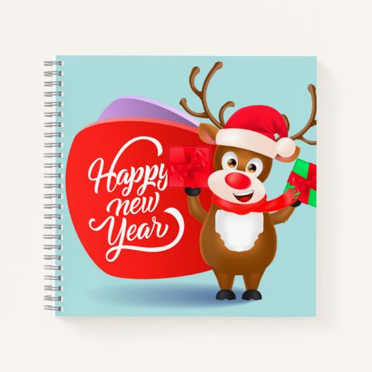 8,5" x 8,5" spiraal notebook notitieboek (Voorkant)