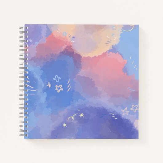 8,5" x 8,5" spiraal notebook notitieboek (Voorkant)