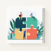 8,5" x 8,5" spiraal notebook notitieboek (Achterkant)