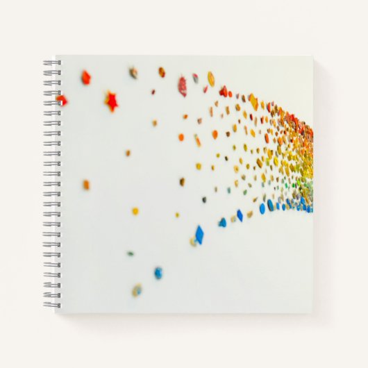 8,5" x 8,5" spiraal notebook notitieboek (Voorkant)