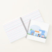 8,5" x 8,5" spiraal notebook notitieboek (Binnen)