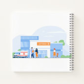 8,5" x 8,5" spiraal notebook notitieboek (Achterkant)