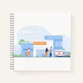 8,5" x 8,5" spiraal notebook notitieboek