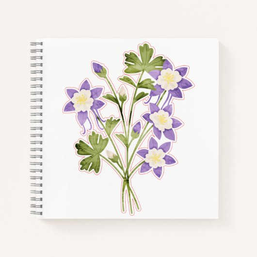 8,5" x 8,5" Spiraal Notitieboek (Voorkant)