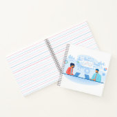 8,5" x 8,5" spiraalnotitieboek notitieboek (Binnen)