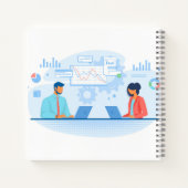 8,5" x 8,5" spiraalnotitieboek notitieboek (Achterkant)