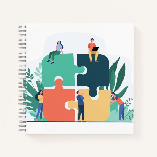 8,5" x 8,5" spiraalnotitieboek notitieboek (Voorkant)