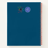 8,5x11 harde cover yin yang Luci Michael notitiebo Notitieboek (Achterkant)