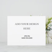 8,5x11-inch horizontale Kaart Stock 110 lb (Staand voorkant)