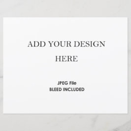 8,5x11-inch horizontale Kaart Stock 110 lb