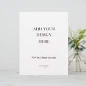 8.5x11" Portrait Sheet Printing (Staand voorkant)