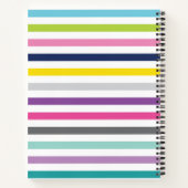 8,5x11 spiraalvormig Notitieboek Bright en vrolijk (Achterkant)