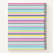 8,5x11 spiraalvormig Notitieboek helder en kleurri (Achterkant)