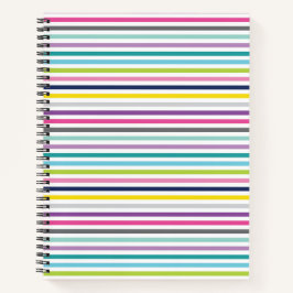 8,5x11 spiraalvormig Notitieboek helder en kleurri