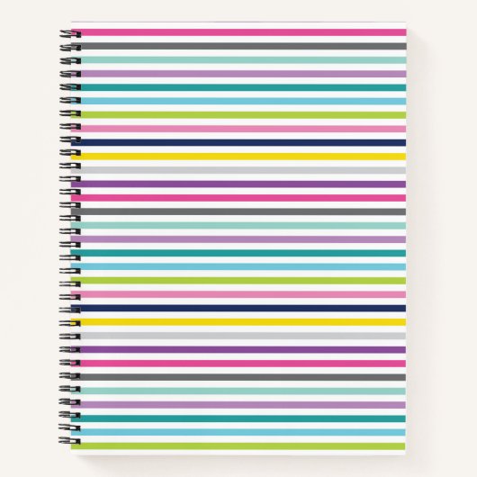 8,5x11 spiraalvormig Notitieboek helder en kleurri (Voorkant)