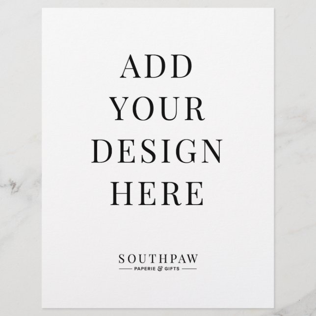 8.5x11"Trouwteken Douanedruk (Voorkant)