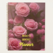 8.5x11 Weekse en Maandelijkse Planner - Niet-gedat (Voorkant)