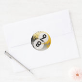 8 & 9 balcollage ronde sticker (Envelop)