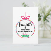 8,9 cm x 12,7 cm flat-panelbeeldscherm - Hartelijk Bedankkaart (Staand voorkant)