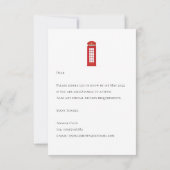 8,9 cm x 12,7 cm responskaart RSVP kaartje (Achterkant)