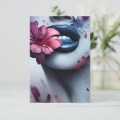 8,9 cm x 12,7 cm Tarjeta de agradecimiento plana Bedankkaart (Staand voorkant)