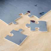 8,9 cm x 12,7 cm Tarjeta de agradecimiento plana Legpuzzel (Zijkant)