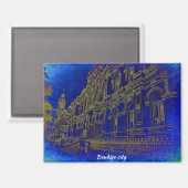 8,9 cm x 6,4 cm rechthoekige magneet (Voorkant / Achterkant)