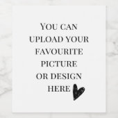 8,9 x 10,2 cm aanpassen wijn etiket (Enkel label)