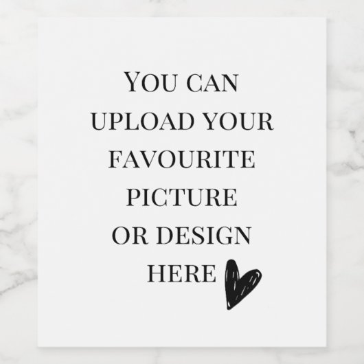 8,9 x 10,2 cm aanpassen wijn etiket (Enkel label)