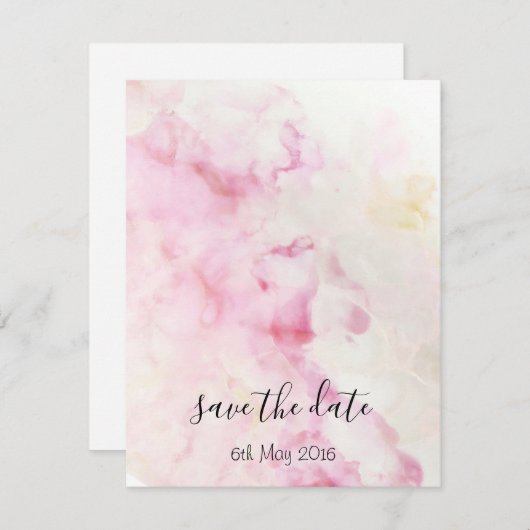 8.9 x 12.7 Flat Save The Date Card (Voorkant / Achterkant)