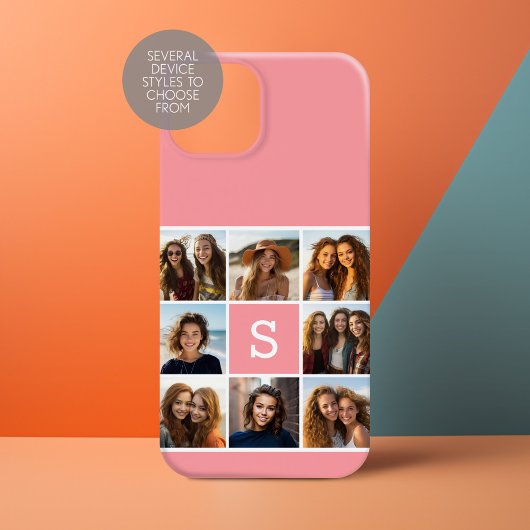 8 Aangepast monogram fotoinstagram Case-Mate iPhone Case