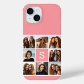 8 Aangepast monogram fotoinstagram Case-Mate iPhone Case (Achterkant)