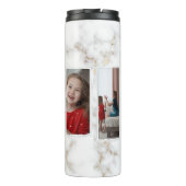 8 Acht foto's Collage Aunty Moderne Elegant Family Thermosbeker (Achterkant)