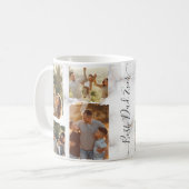 8 Acht foto's Moderne Elegant Collage Family Love  Koffiemok (Voorkant links)