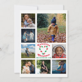 8 Afbeelding Familiefoto ✨ Collage Christmas Feestdagenkaart