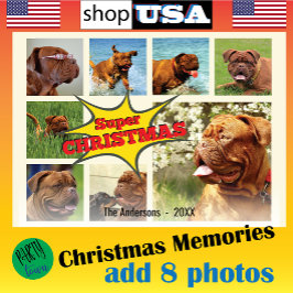 8 Afbeelding Familiefoto ✨ Custom Christmas Feestdagenkaart