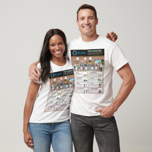 8 Afvalstoffen Infographic T-shirt (Unisex)